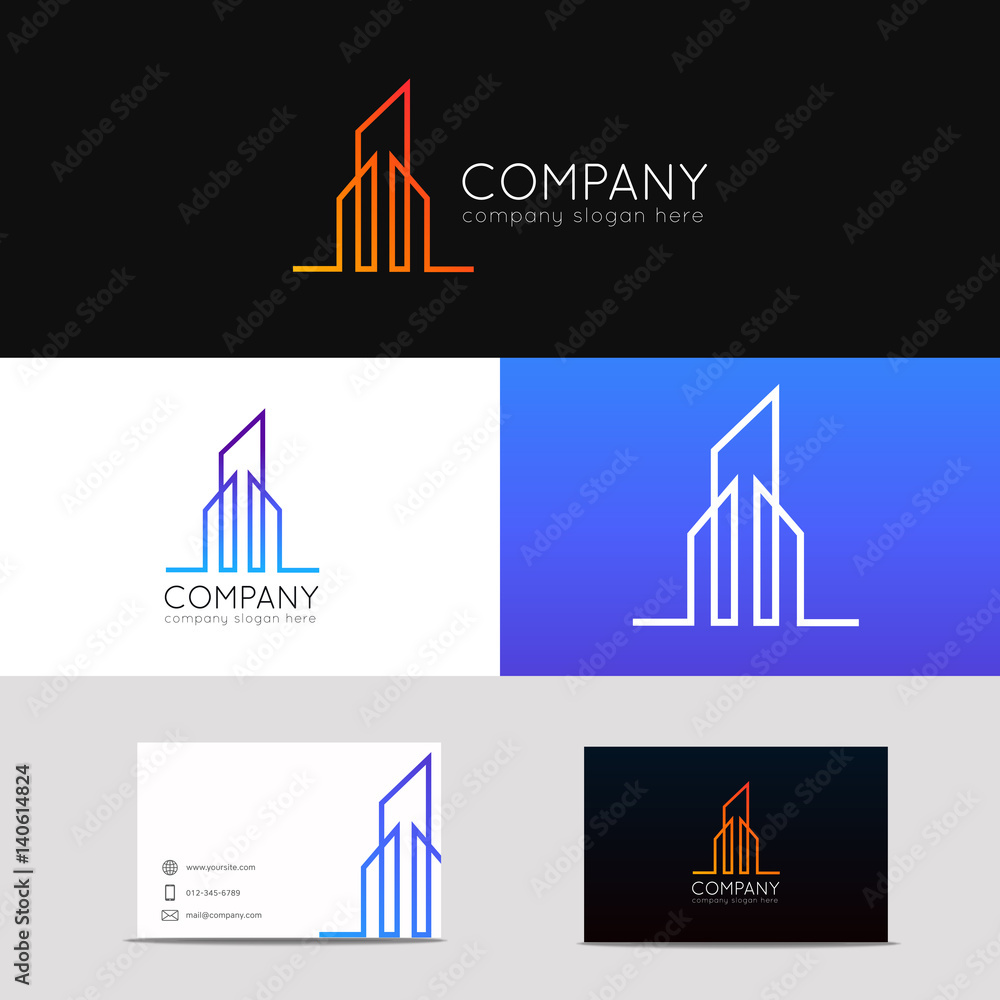 Business building icon sign office logo symbol vector design Business building icon sign office logo symbol vector design