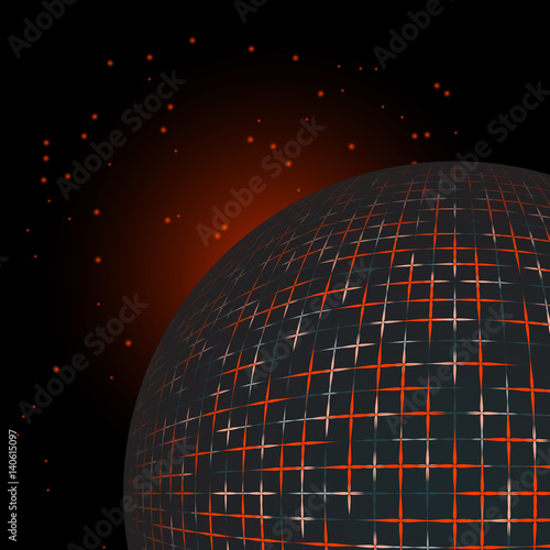 Graphic illustration. Abstract background with geometric pattern.