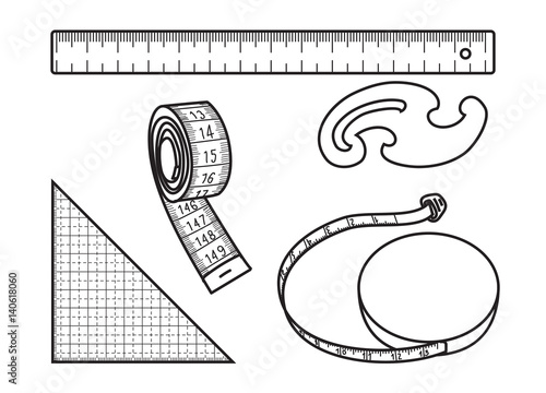 Sewing measure tools