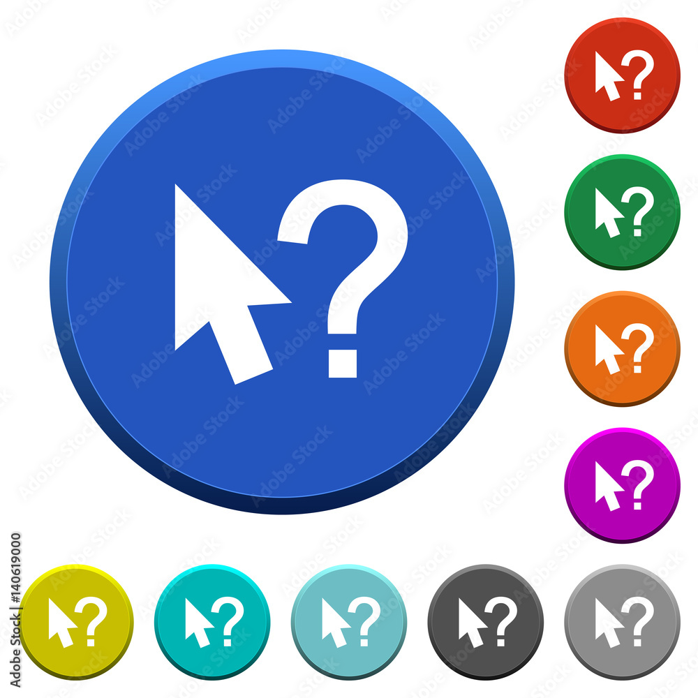 Help cursor beveled buttons Help cursor beveled buttons