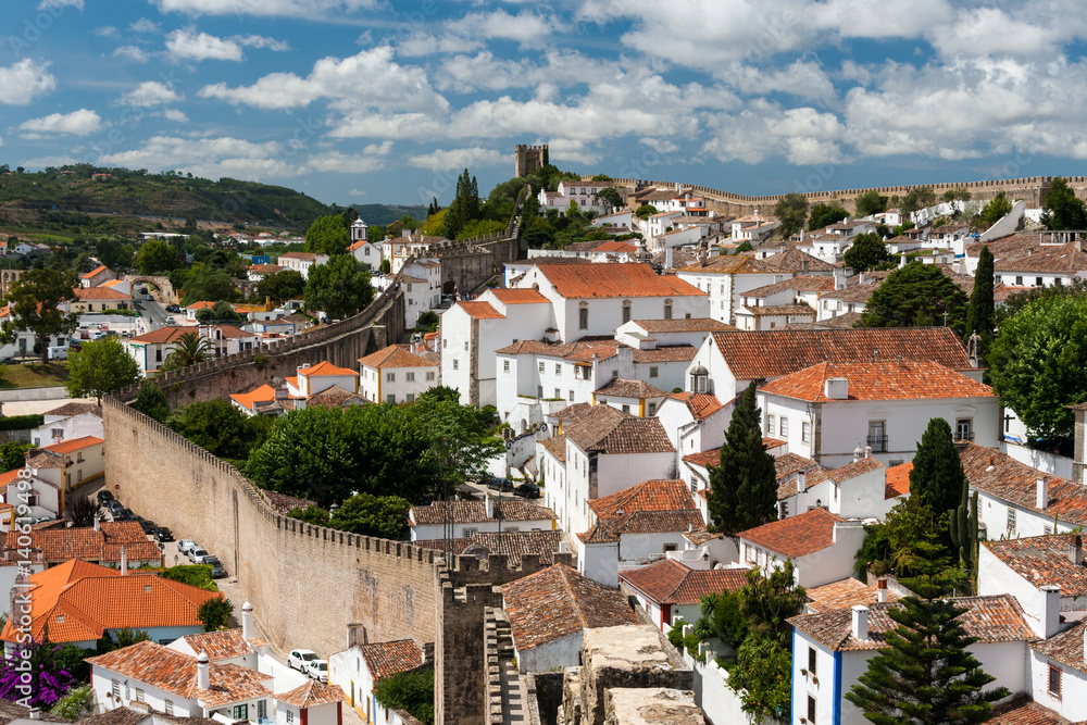 Obidos is a town in the Oeste Subregion in Portugal
