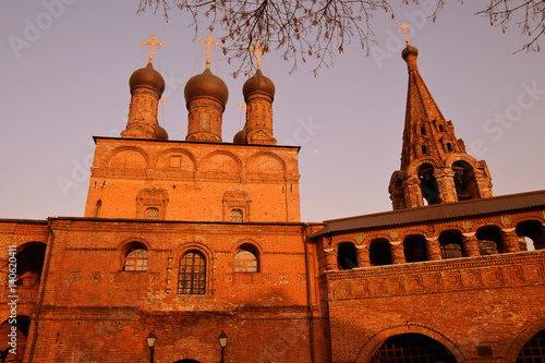 Architecture of Ktutitsy in Moscow. Dormition church photo