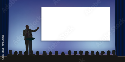 Conférence - Présentation - Meeting - Leadership - Politique