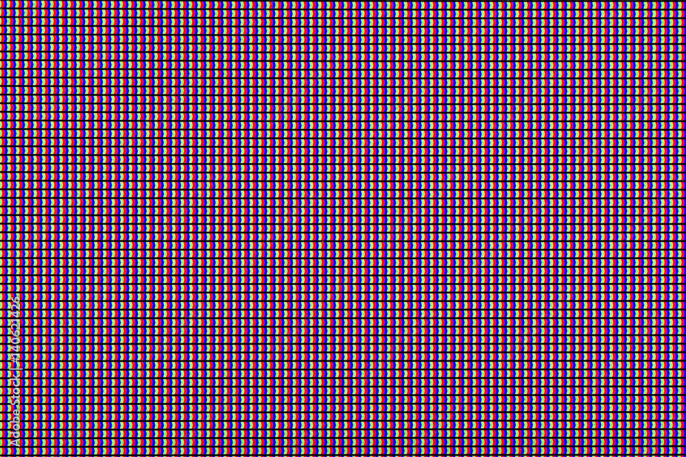 Closeup RGB led diode of led TV or led monitor screen display panel.  Colorful led screen background for design with copy space for text or image  Stock Photo | Adobe Stock