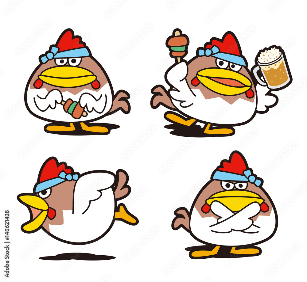 ニワトリ 鶏 焼き鳥屋 動物 動物キャラクター アニマル Stock イラスト Adobe Stock ニワトリ 鶏 焼き鳥屋 動物 動物キャラクター アニマル Stock イラスト Adobe Stock