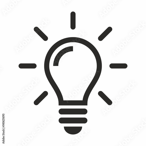 Light bulb icon photo