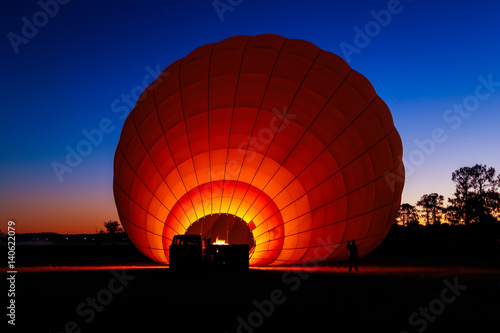Balloon sunrise