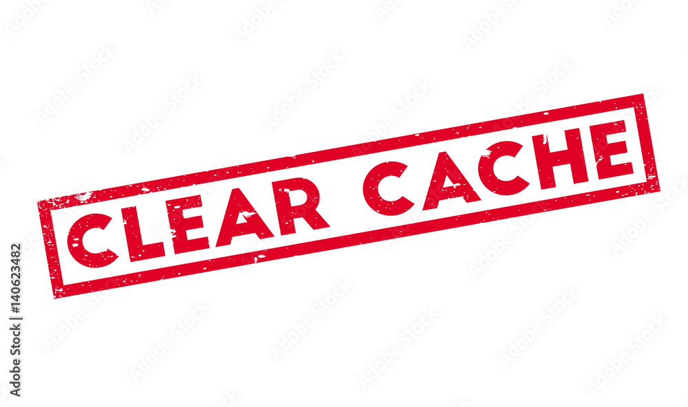 Clear Cache rubber stamp. Grunge design with dust scratches. Effects can be easily removed for a clean, crisp look. Color is easily changed. Clear Cache rubber stamp. Grunge design with dust scratches. Effects can be easily removed for a clean, crisp look. Color is easily changed.