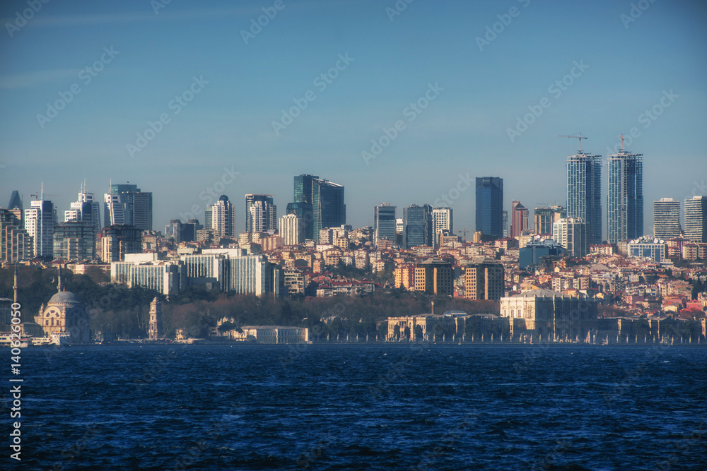 View on the beautiful city of Istanbul, Turkey