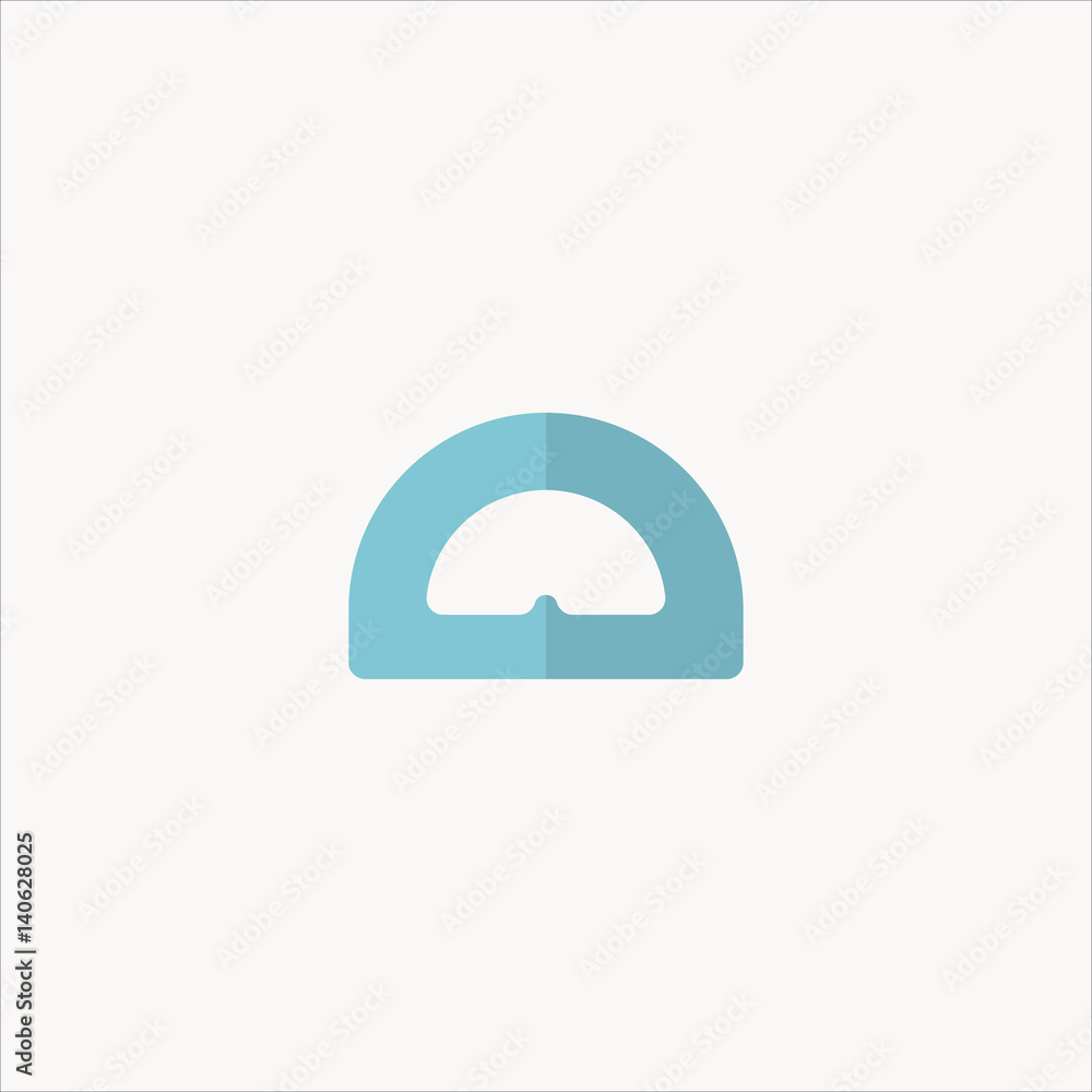 protractor icon flat design protractor icon flat design