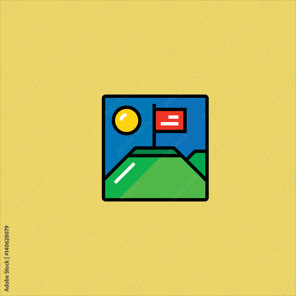 goal icon flat design goal icon flat design