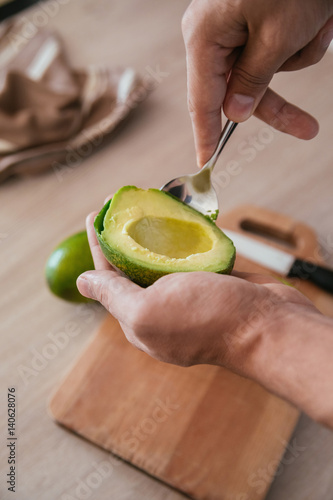 Avocado Cut In Half