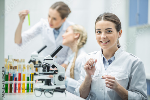 Female scientist in lab