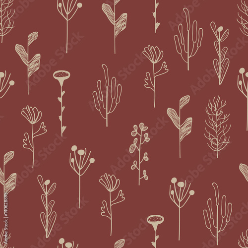 Floral seamless pattern.Can be used for wallpaper, pattern fills, web page background,surface textures.