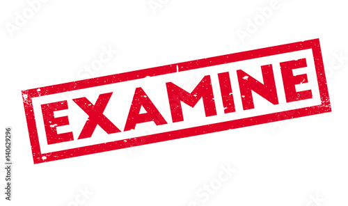Examine rubber stamp. Grunge design with dust scratches. Effects can be easily removed for a clean, crisp look. Color is easily changed.