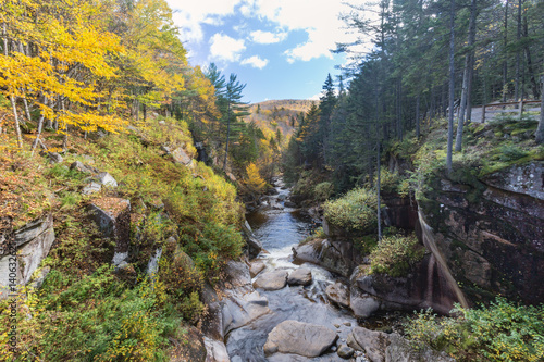 franconia notch state park, new hampshire, usa