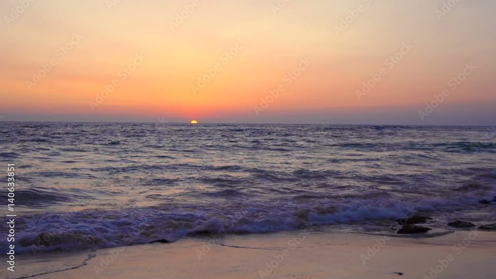 Sunset by the Sea in Sri Lanka Sunset by the Sea in Sri Lanka