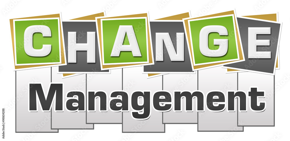 Change Management Green Grey Squares Stripes Change Management Green Grey Squares Stripes
