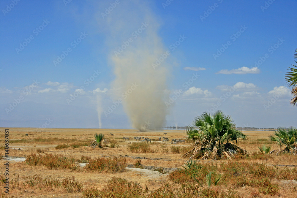 Sandstürme in Tansania