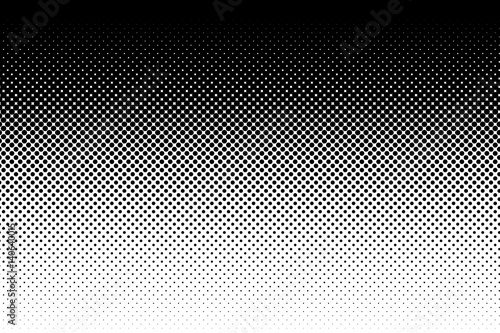 Vertical gradient halftone dots background. Pop art template, texture. Vector illustration
 photo