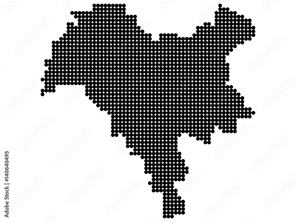 Abstract map of Kyiv (Kiev) from round dots. It's the capital and largest city of Ukraine.
