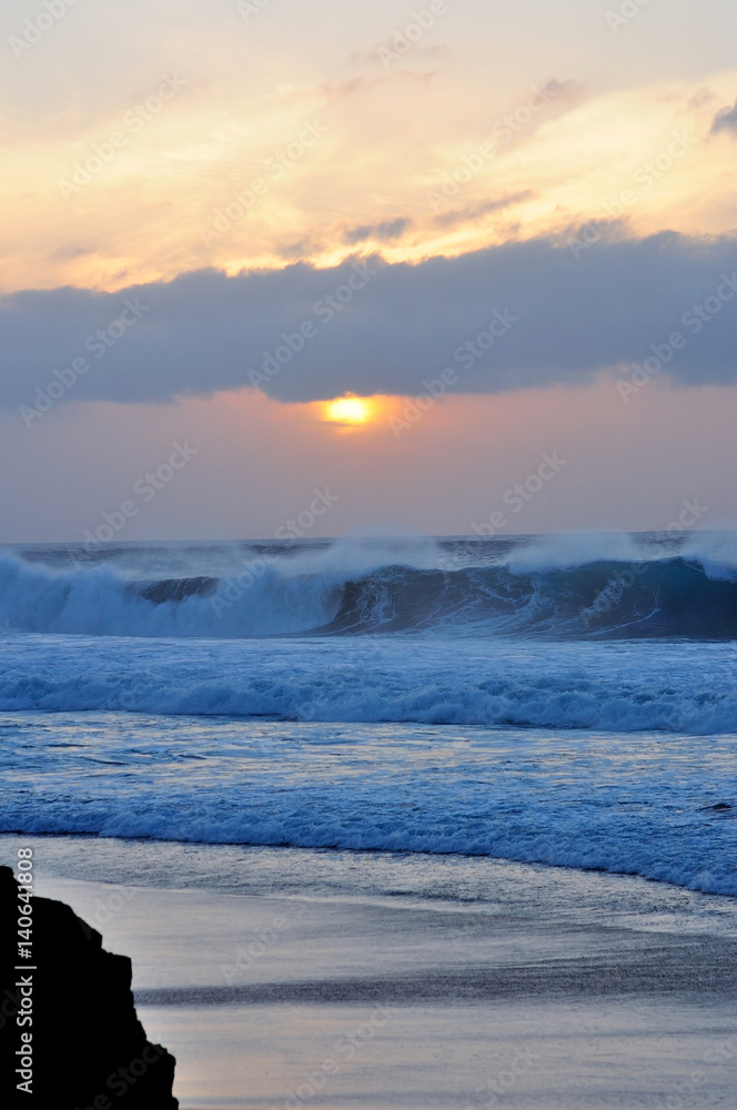 Fototapeta premium sunset in the ocean