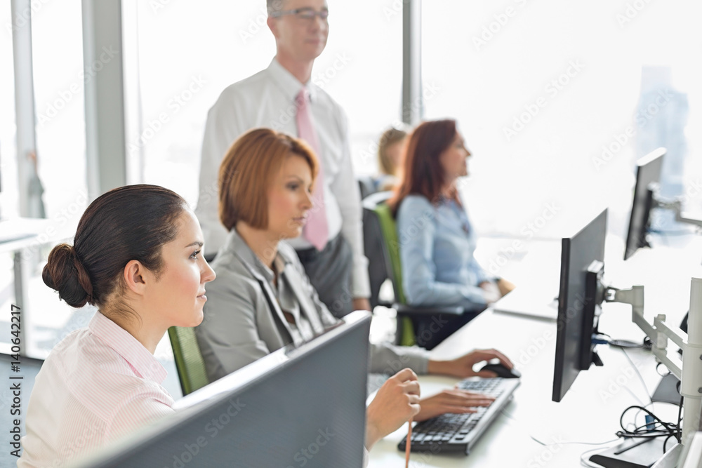 Business people working in office Business people working in office