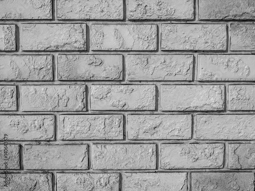 White brick wall,.The background of the brick wall.