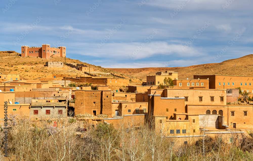 View of Boumalne Dades city, Morocco