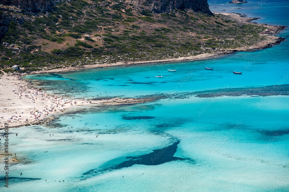Balos Lagoon, Crete island