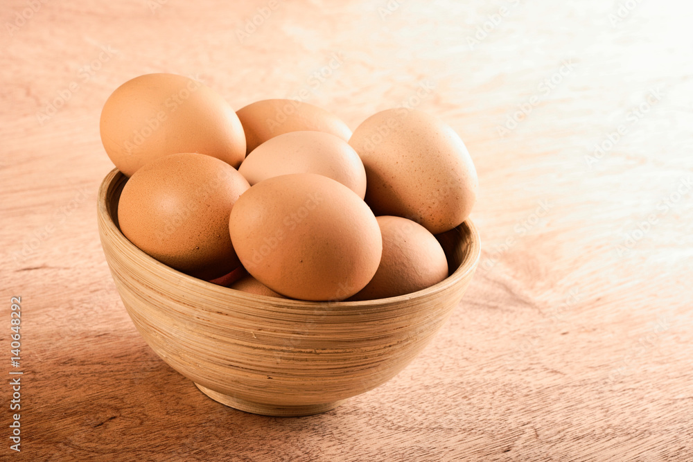 Eggs in a bowl Eggs in a bowl