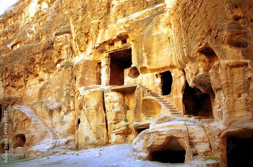 Nabatean ruins, Al' Barid, Jordan photo