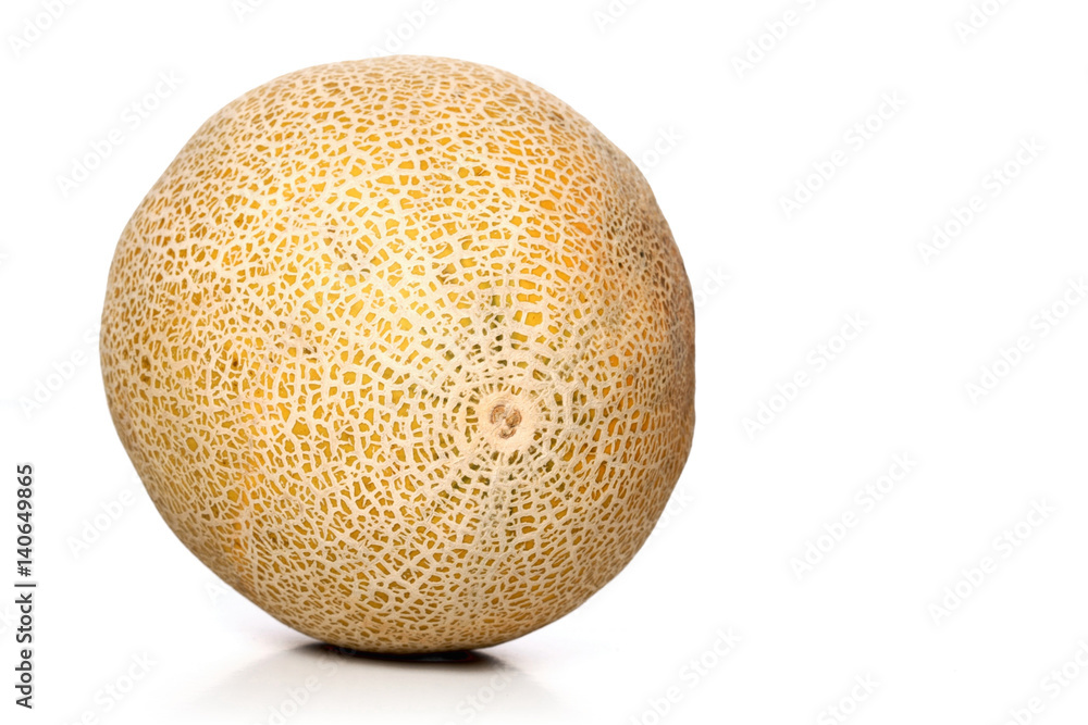 Studio shot of melons on white background Studio shot of melons on white background