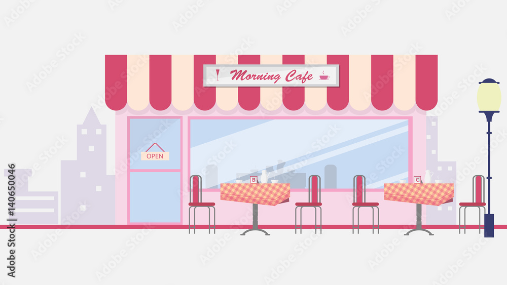 Fototapeta premium Cafe Background