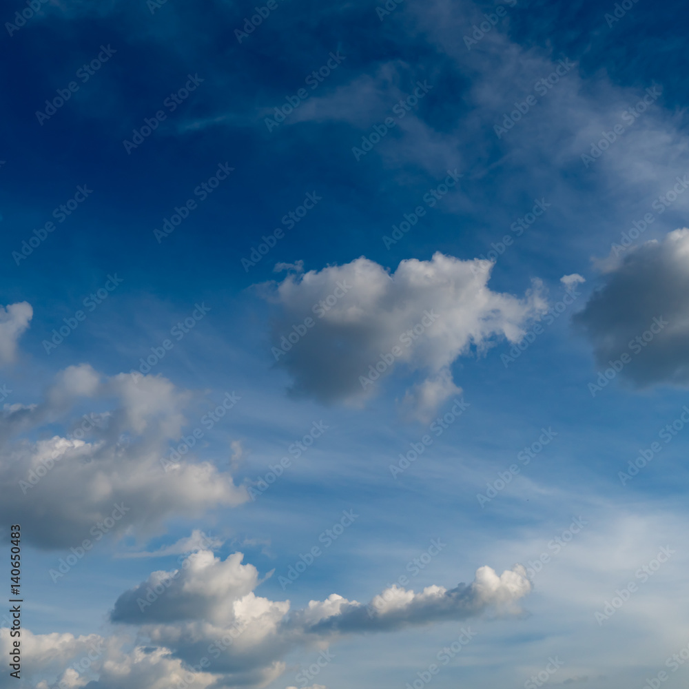 Obraz premium Gray cloud with Blue sky