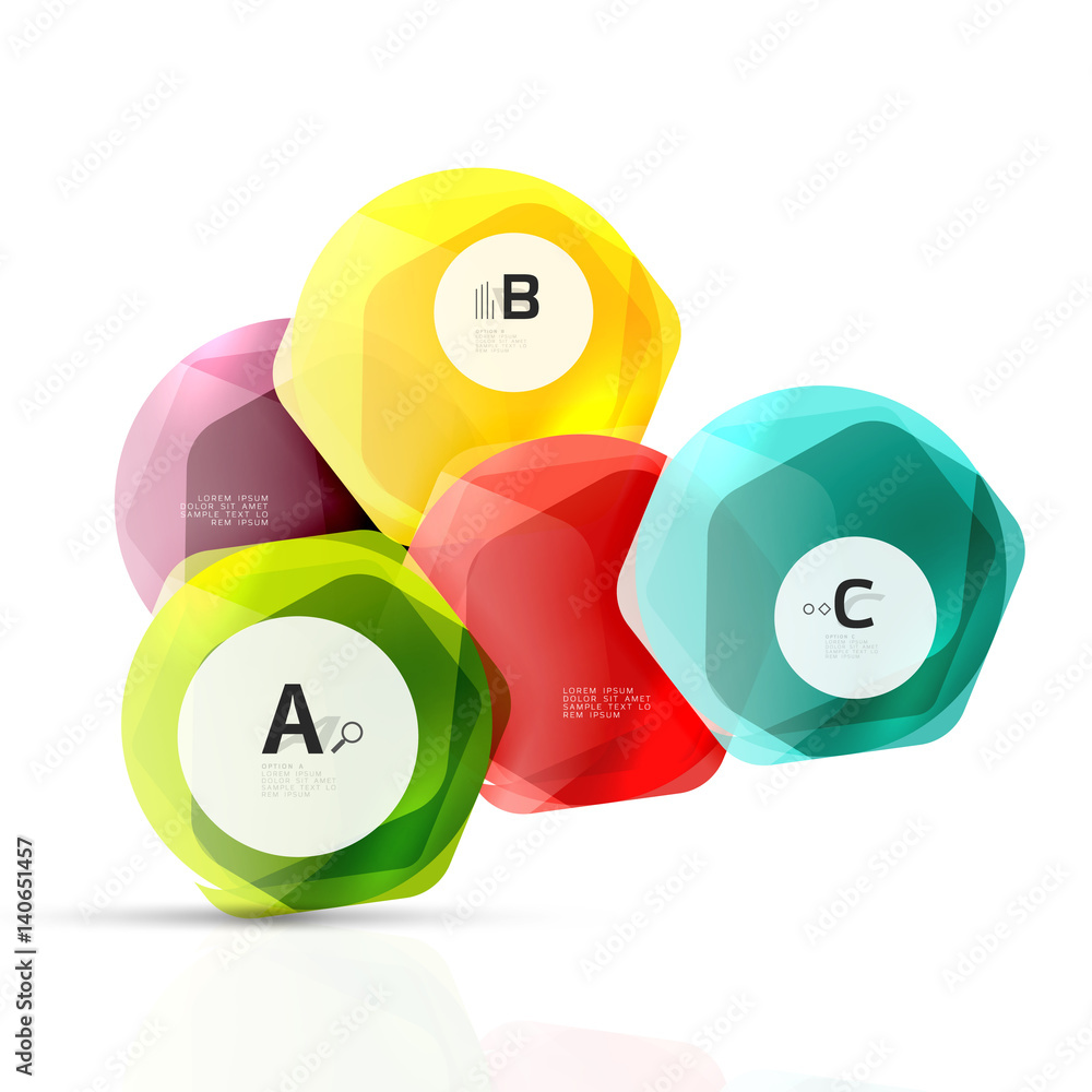 Geometrical hexagons abstract background Geometrical hexagons abstract background