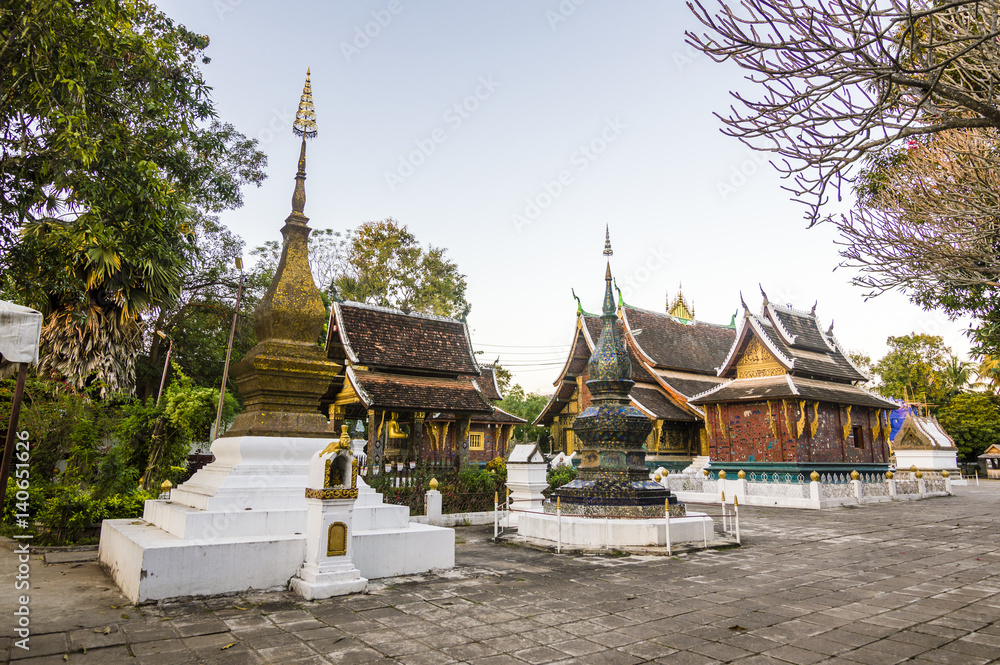 Fototapeta premium Wat Xieng Thong - a Buddhist temple in Luang Prabang, Laos
