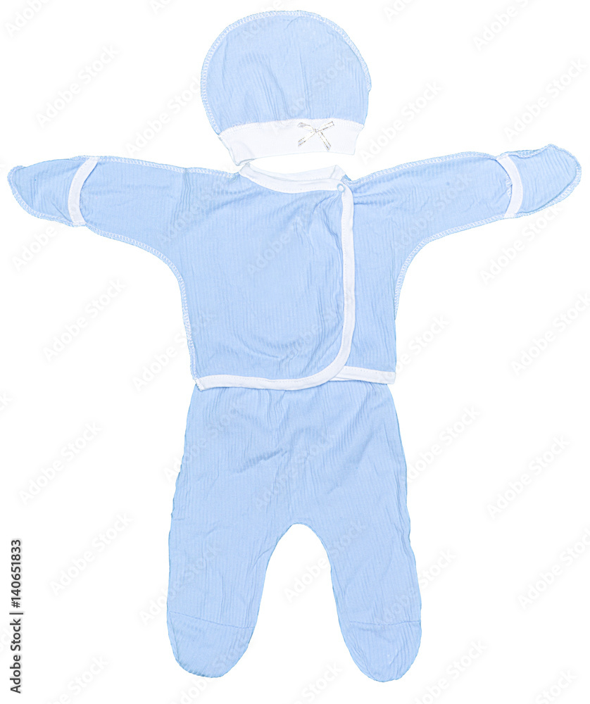 baby clothes isolated on white background baby clothes isolated on white background