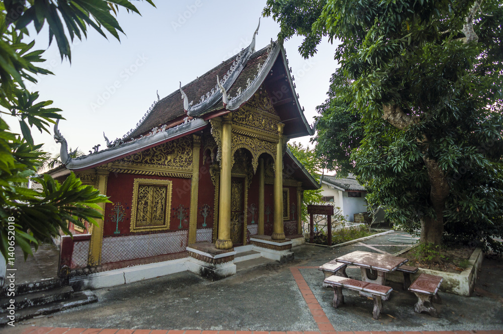 Vat Souvannakhiri - a Buddhist temple (wat) in Luang Prabang, Laos Vat Souvannakhiri - a Buddhist temple (wat) in Luang Prabang, Laos