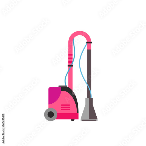 Electric fabric steamer vector icon