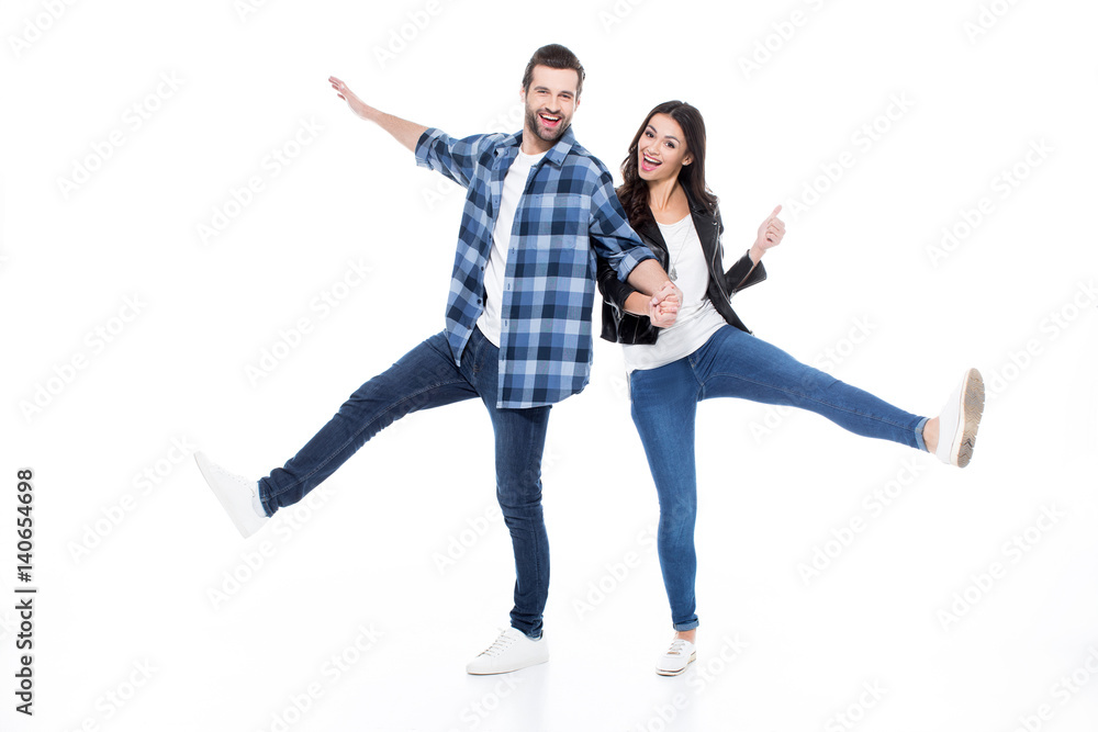 Beautiful young couple Beautiful young couple