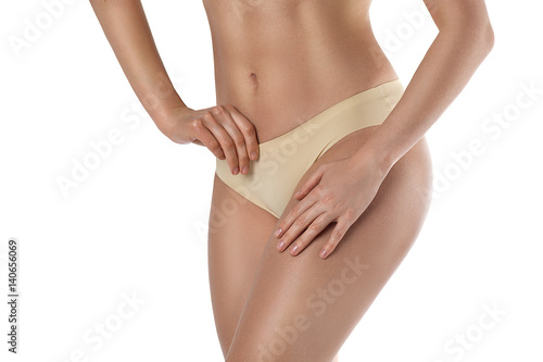 Ideal woman s abdomen and hips