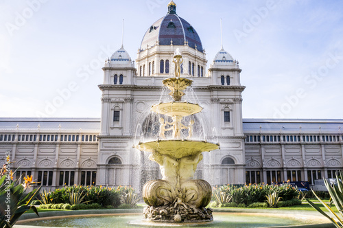 Royal Exhibition Building in Carlton Gardens in Melbourne, Victoria, Australia. First building in Australia to be awarded UNESCO world heritage status