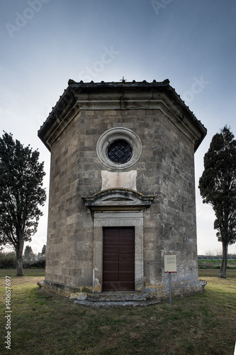 Bolgheri, Leghorn - View of Oratorio of San Guido, Tuscany, Italy