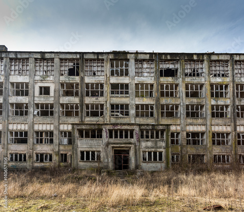 Destroyed hospital