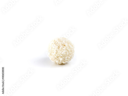 White coconut candy