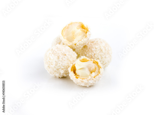 White coconut candy