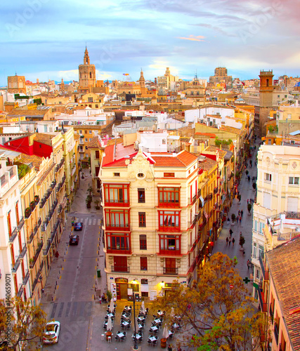 Famous Valencia Old Town, S...