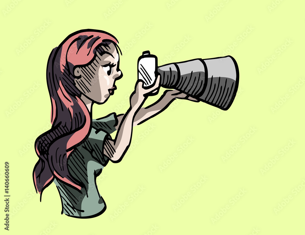 Foto met een telelens