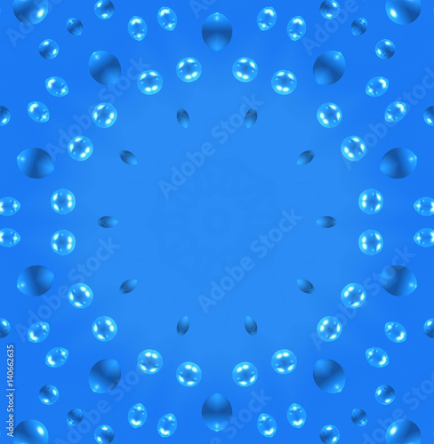 Abstract air bubbles pattern